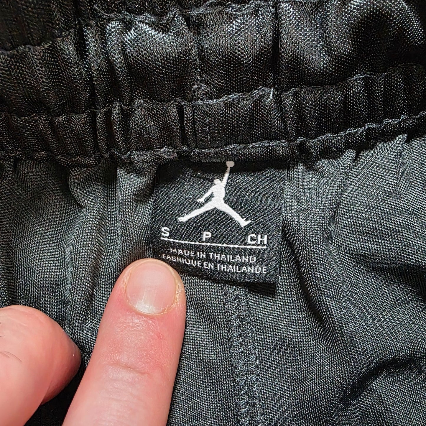 Jordan Thunder Basketball Shorts Black Size S Small Jumpman Logo W25 (VWS42)