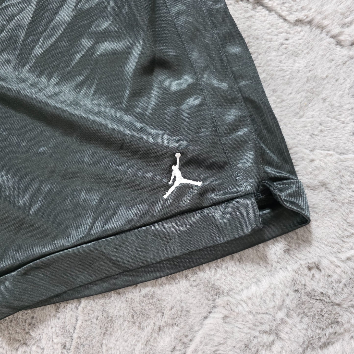Jordan Thunder Basketball Shorts Black Size S Small Jumpman Logo W25 (VWS42)