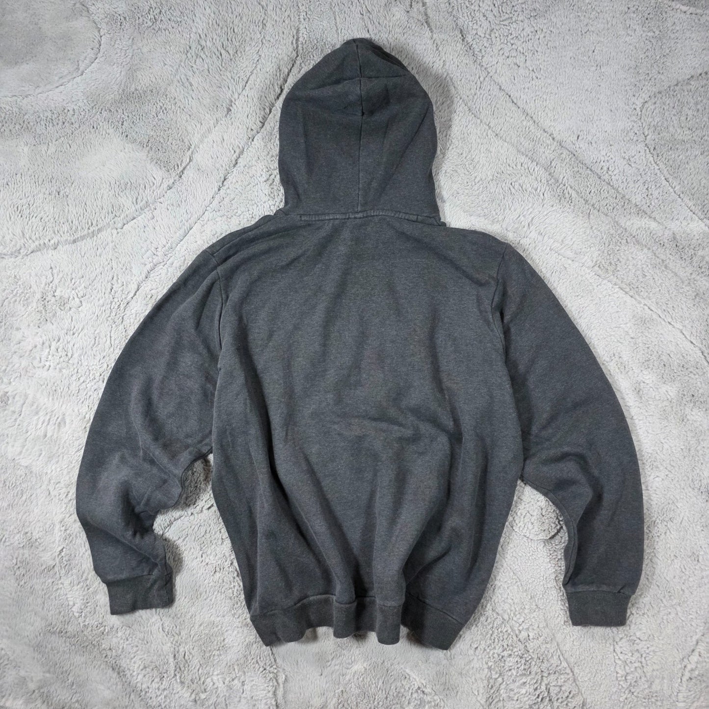 Puma Grey Hoodie Men’s Size XL Pullover Sweatshirt Kangaroo Pocket Logo Jumper