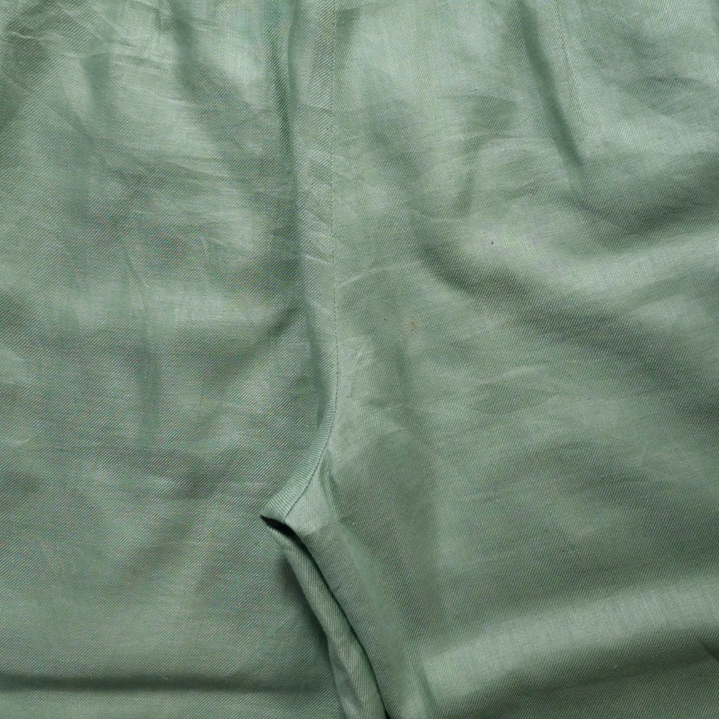 Lauren Ralph Lauren Women’s Linen Cropped Trousers Green Size US 10 UK 14
