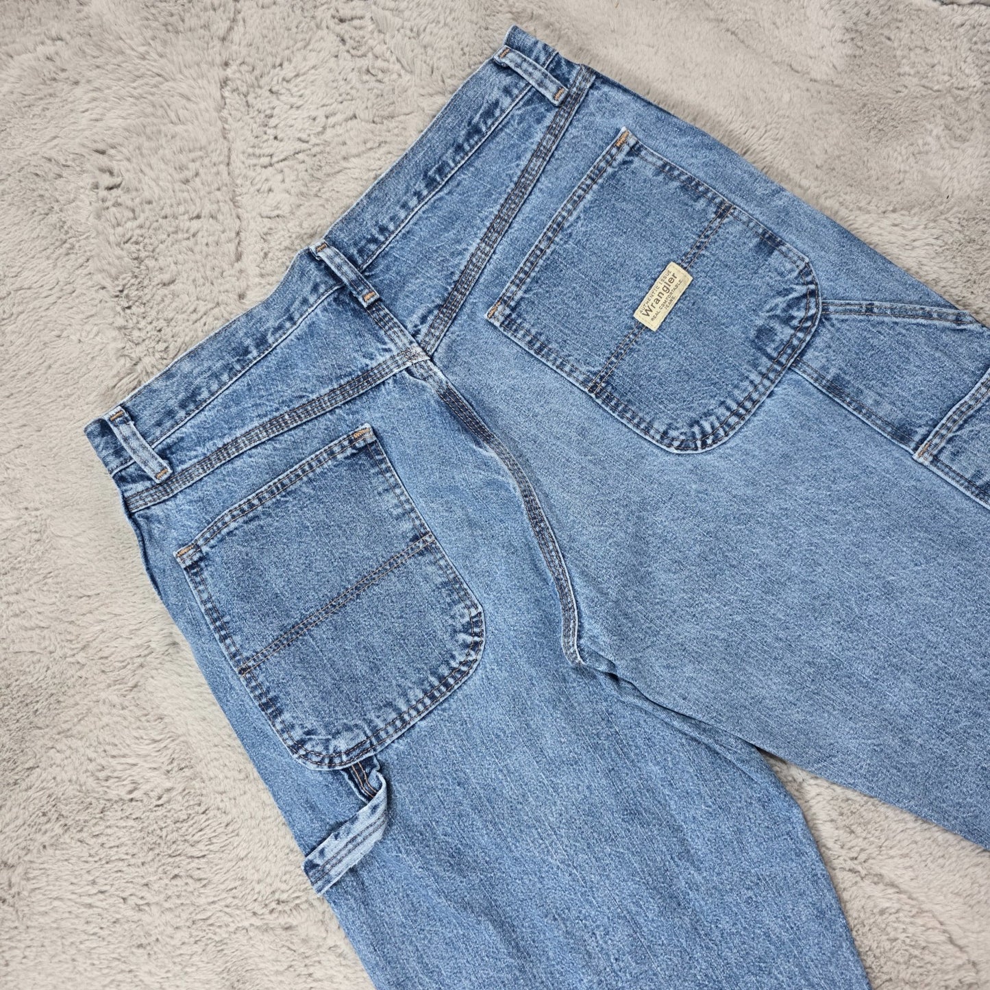 Wrangler Carpenter Jeans 94LSWVD 94LWPVD Blue Straight Leg W30 L30 Men’s Mexico