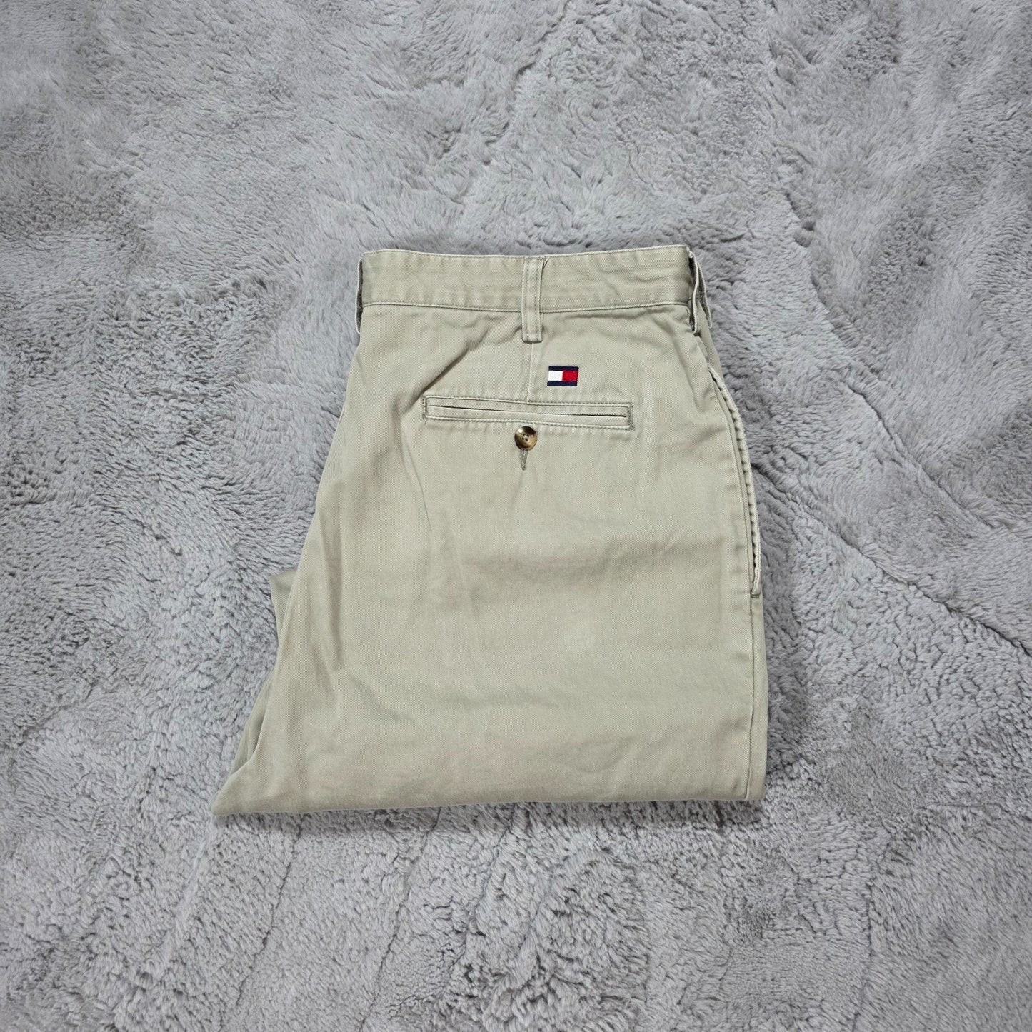Tommy Hilfiger Beige Chino Trousers W36 L32 100% Cotton Sri Lanka Smart Casual