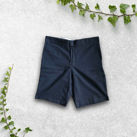 Dickies FLEX Navy Blue Work Shorts W36 Relaxed Fit Utility Style Stretch Fabric