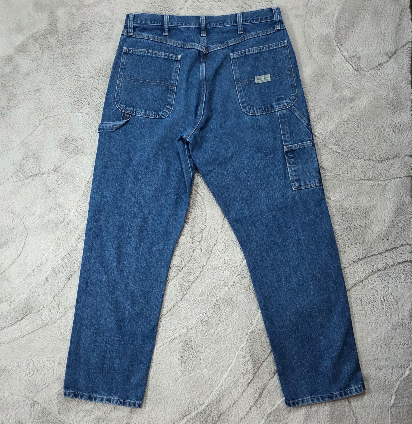 Wrangler Carpenter Jeans 94LSWDV Blue Straight Leg W36 L32 Men’s Nicaragua