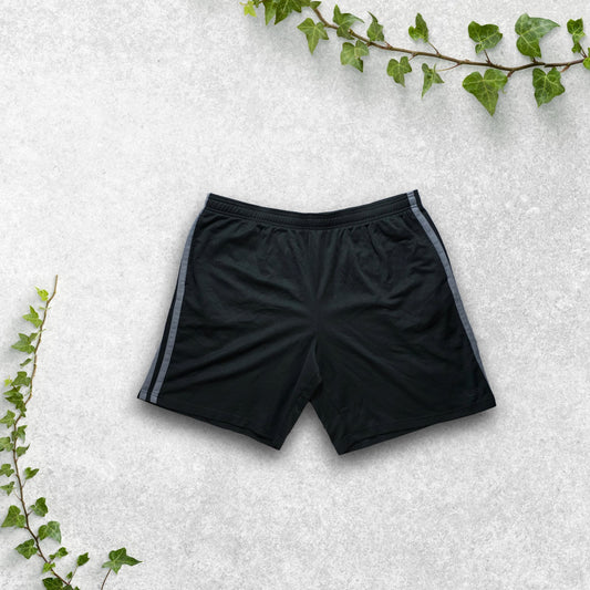 Champion Duofold Black Sports Shorts XXL W38 Polyester Gym Running Activewear