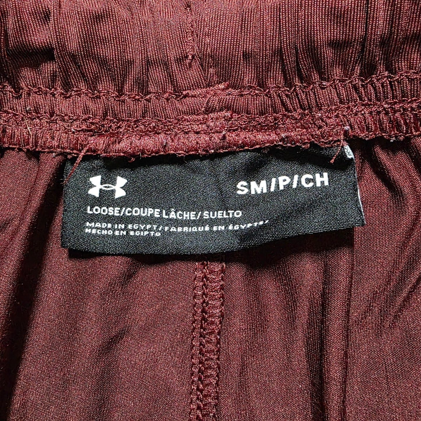 Under Armour Maroon Training Shorts Size S W25 9" Inseam Lightweight Gym