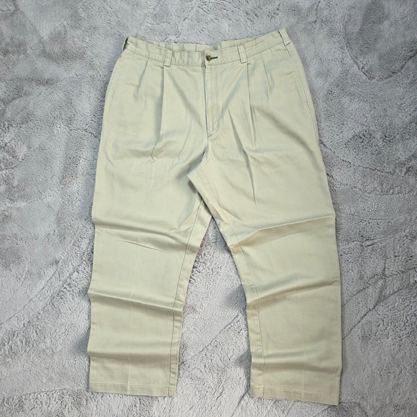 Tommy Hilfiger Beige Chino Trousers W38 L30 (Actual 36") Men’s 100% Cotton