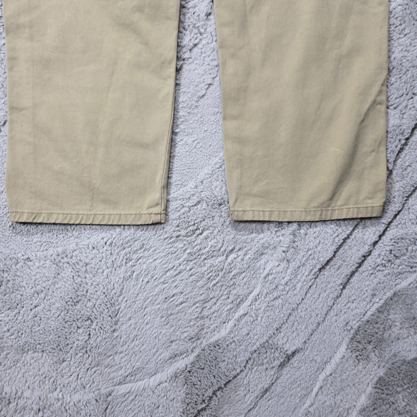 Wrangler Cargo Trousers Beige Men’s Straight Fit W36 L30 100% Cotton Workwear