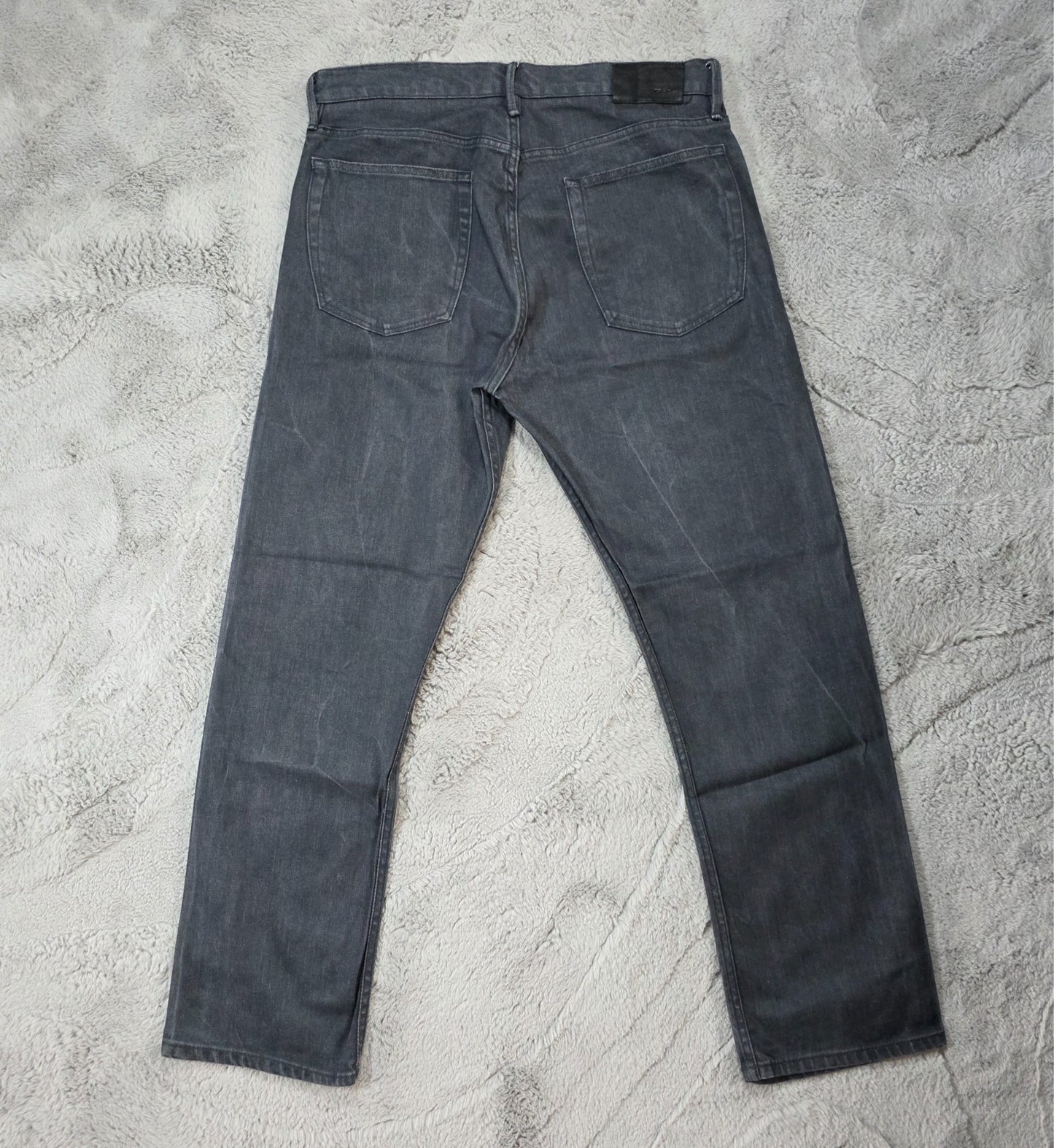 Polo Ralph Lauren Straight Leg Grey Jeans W36 L32 Men's 99% Cotton Made in Egypt