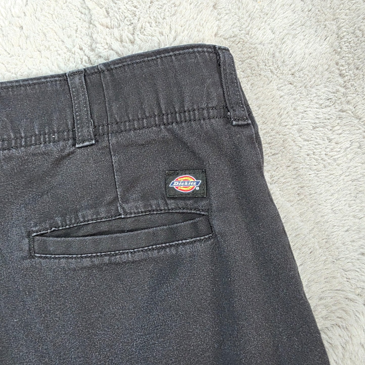 Dickies Cargo Trousers Black W35 L30 Straight Leg Work Pants Nicaragua