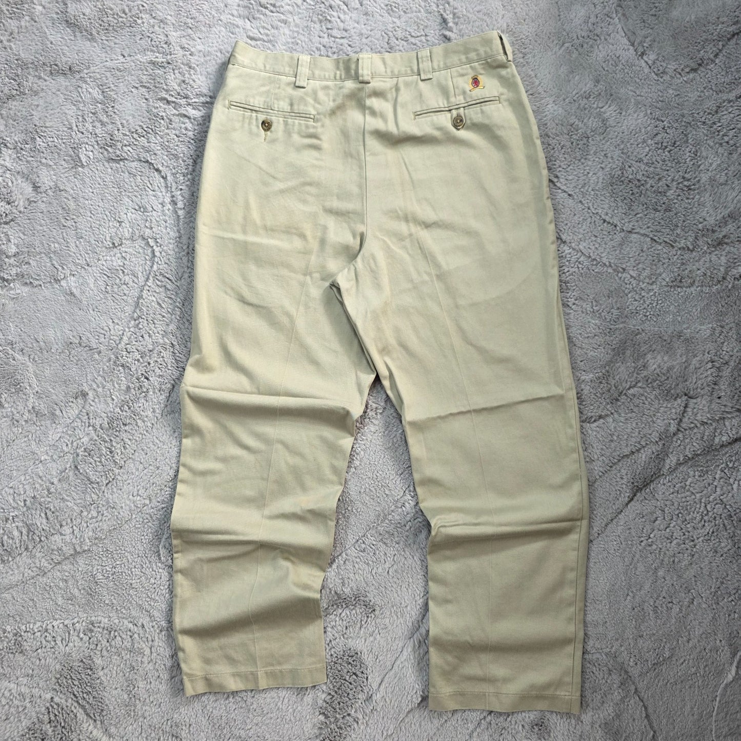 Tommy Hilfiger Beige Chino Trousers W34 L30 Men’s Made in Dominican Republic