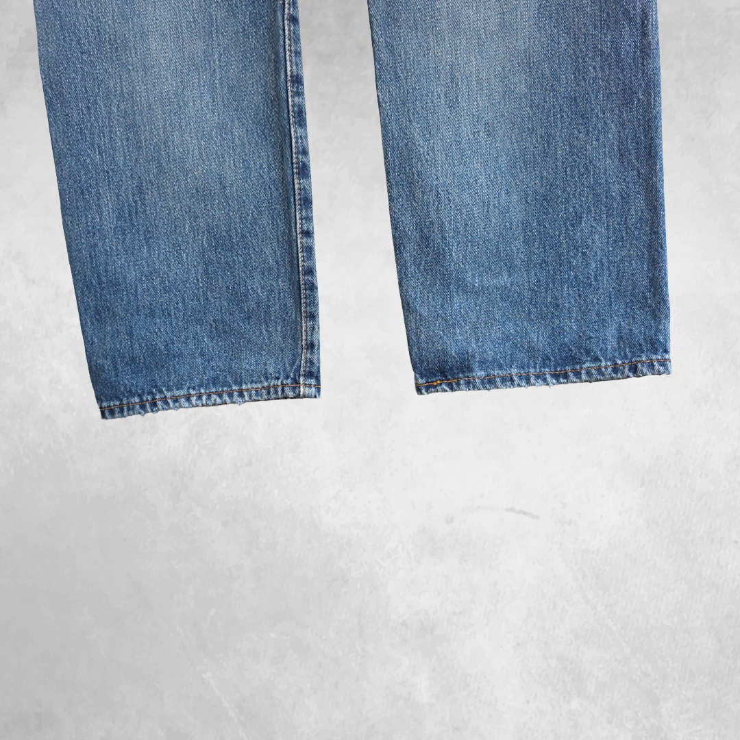 Levi’s 501 Jeans W29 L31 Blue Vintage Fade Button Fly Straight Leg Men’s