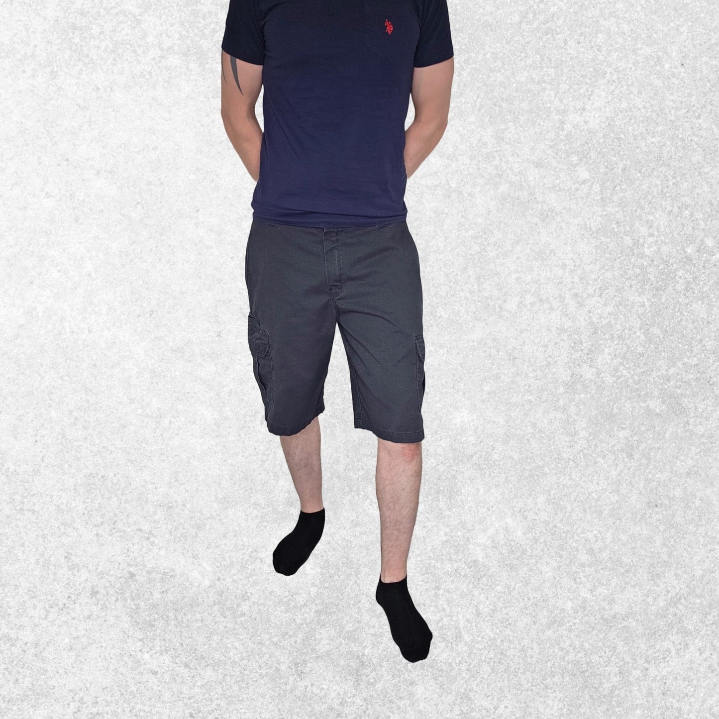 Dickies Cargo Shorts Black W36 Regular Fit Utility Pockets Workwear Cotton