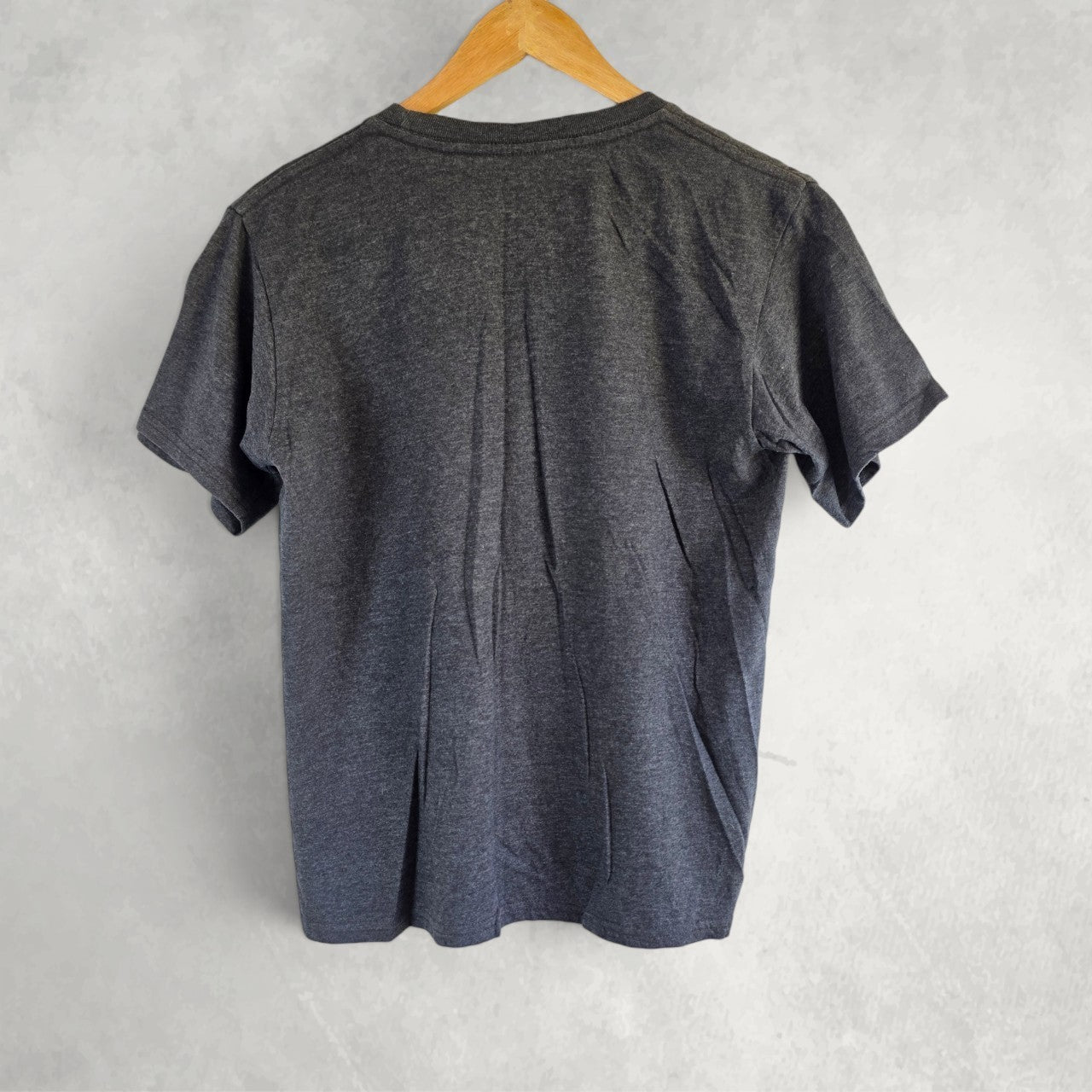 Nirvana Smiley Face Graphic Band T Shirt Grey Small Grunge Rock Tee