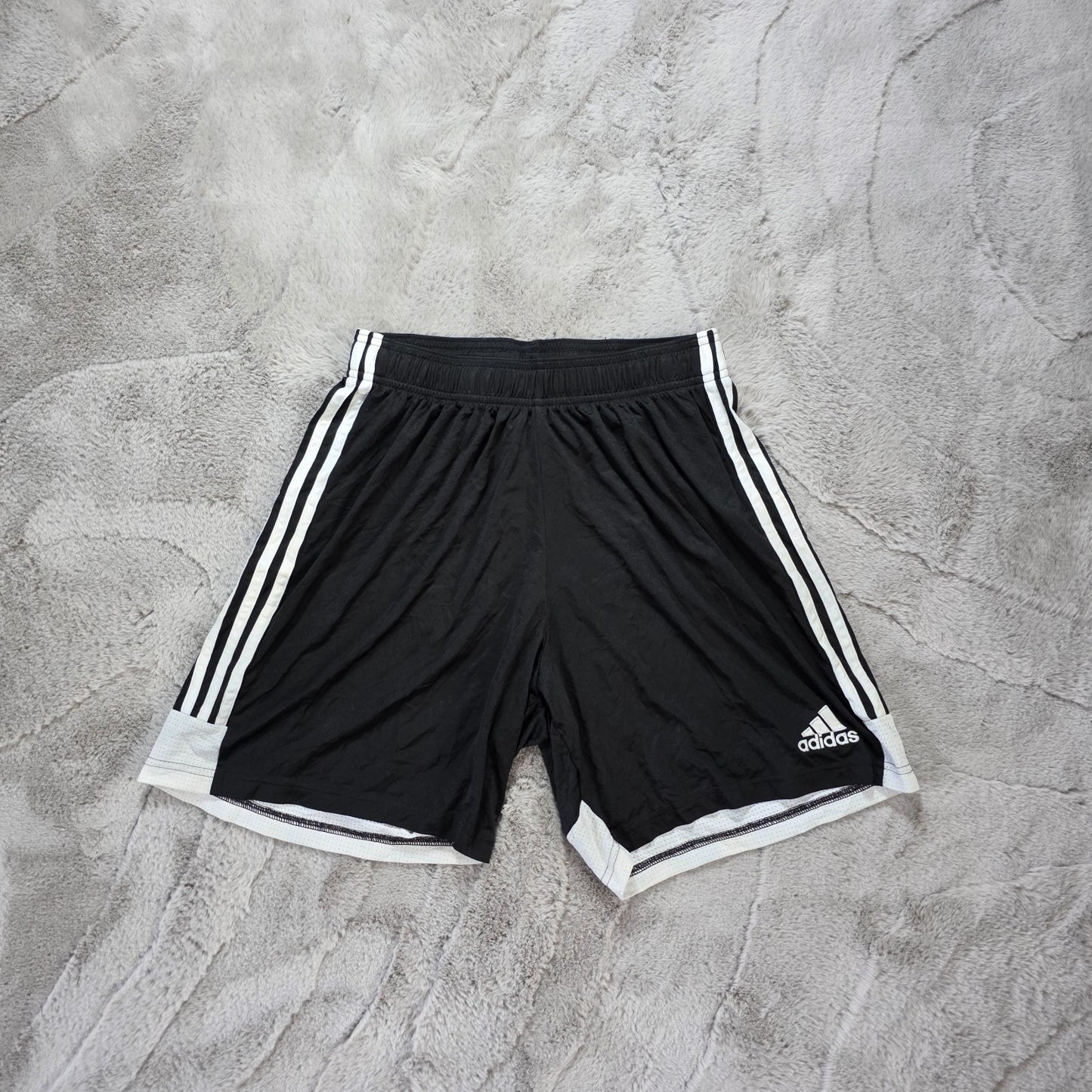 Adidas AEROREADY Black Sports Shorts Size S W26β30 Mesh Trim Gym Running