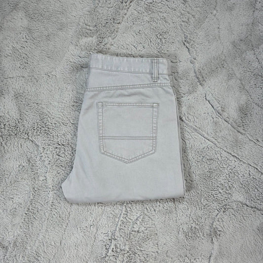 Tommy Hilfiger Custom Fit Straight Leg Grey Jeans W33 L31 Men's 100% Cotton