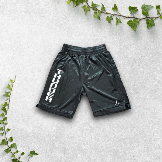 Jordan Thunder Basketball Shorts Black Size S Small Jumpman Logo W25 (VWS42)
