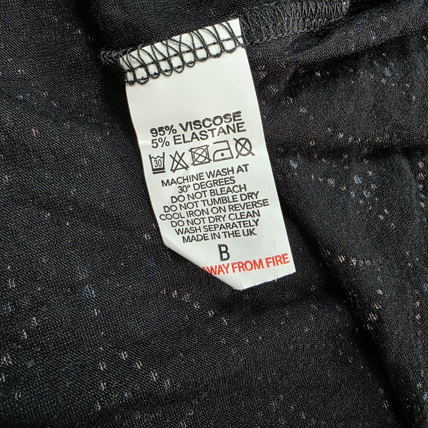 Influence Maxi Skirt Women’s Size B (UK 10–12) Black White Geometric Viscose NWT