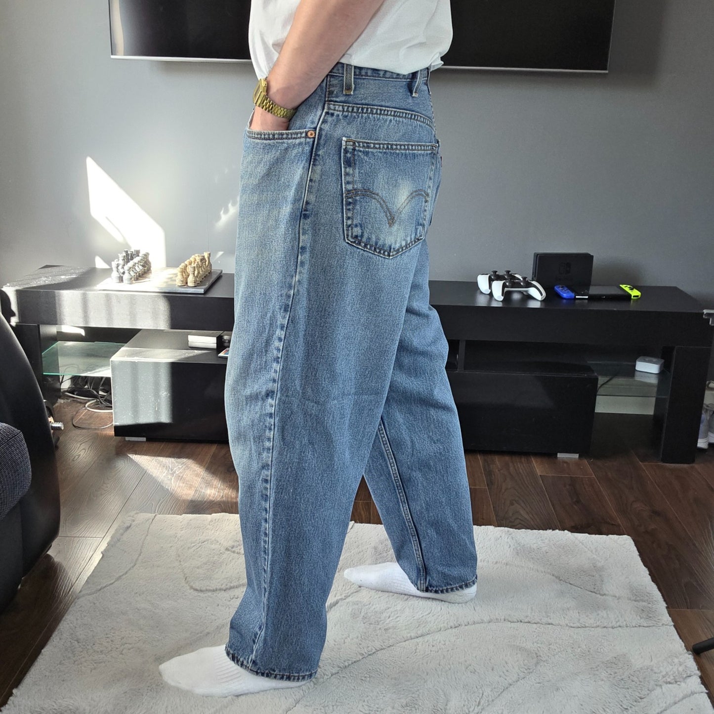 Levi’s 560 men’s tapered jeans light blue W38 L30 comfort fit