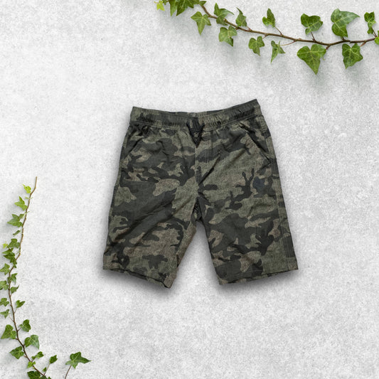 Timberland Camo Shorts Size L Youth (14/16) Green Drawstring Waist Casual Outdoo