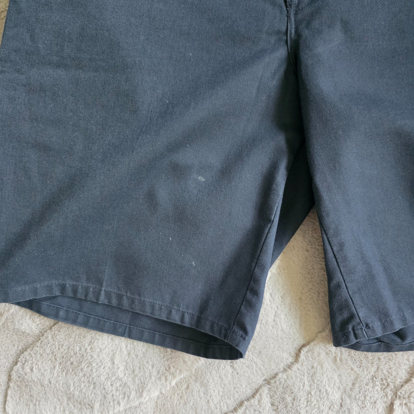 Dickies Flex Utility Shorts W40 Navy Blue Workwear Relaxed Fit Poly Cotton DS21