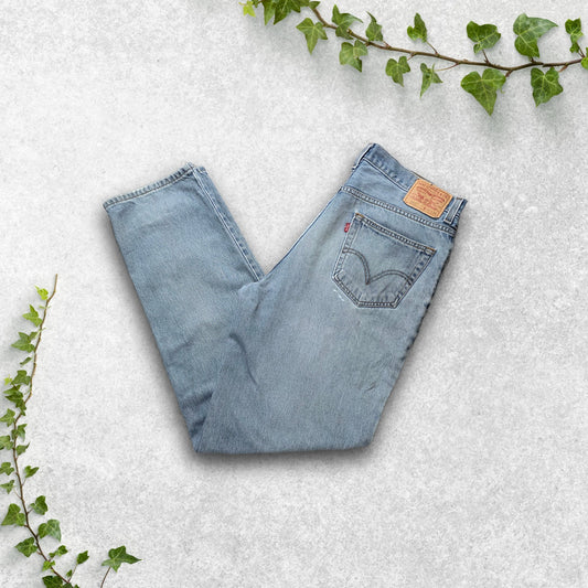 Levi's 560 Comfort Fit Jeans W36 L36 Light Wash Straight Leg Colombia Vintage 90