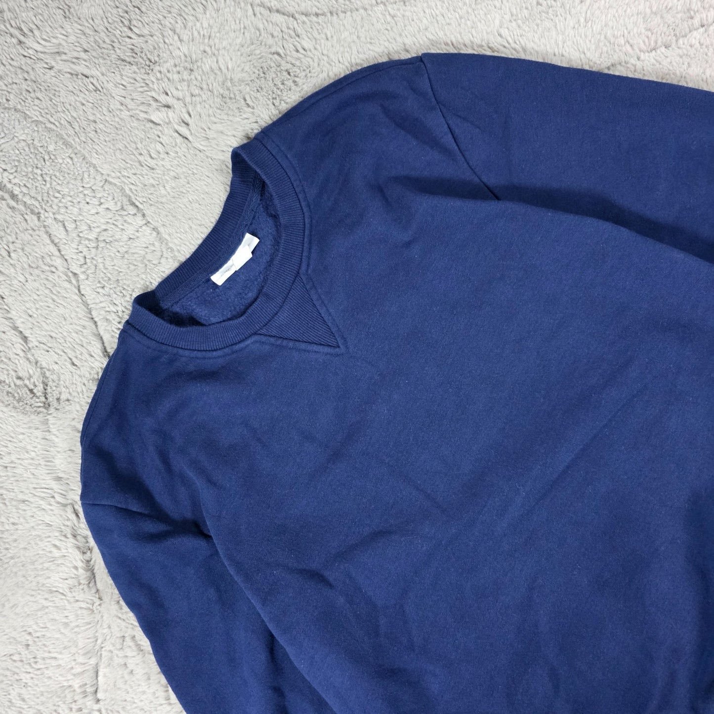 Charter Club Navy Sweatshirt Men’s Size S Crew Neck Pullover Jumper