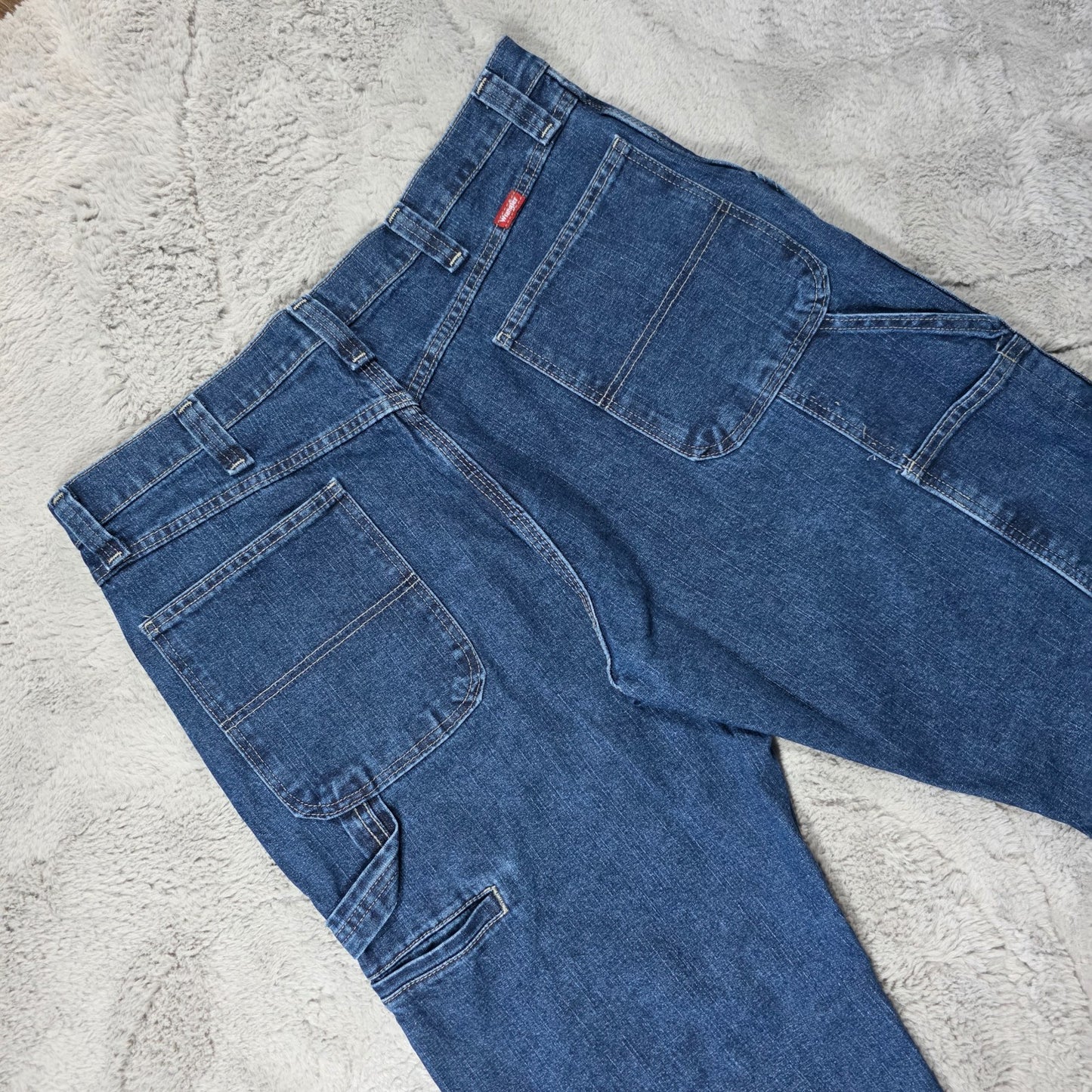 Wrangler Carpenter Jeans 1094LXWDV Blue Straight Leg W36 L32 Men’s Nicaragua