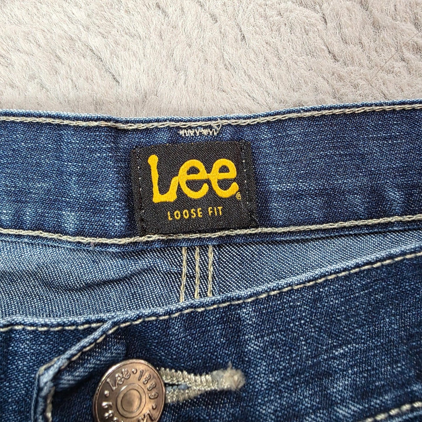 Lee Carpenter Jeans Men’s W38 L32 (Altered to L27) Blue Relaxed Fit Workwear