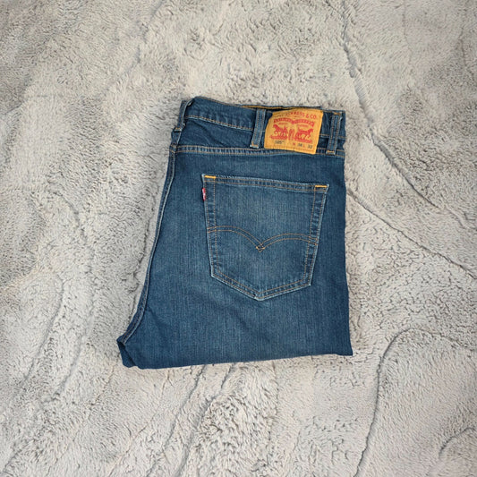 Levi’s 505 men’s straight blue jeans W38 L32 classic fit stretch denim