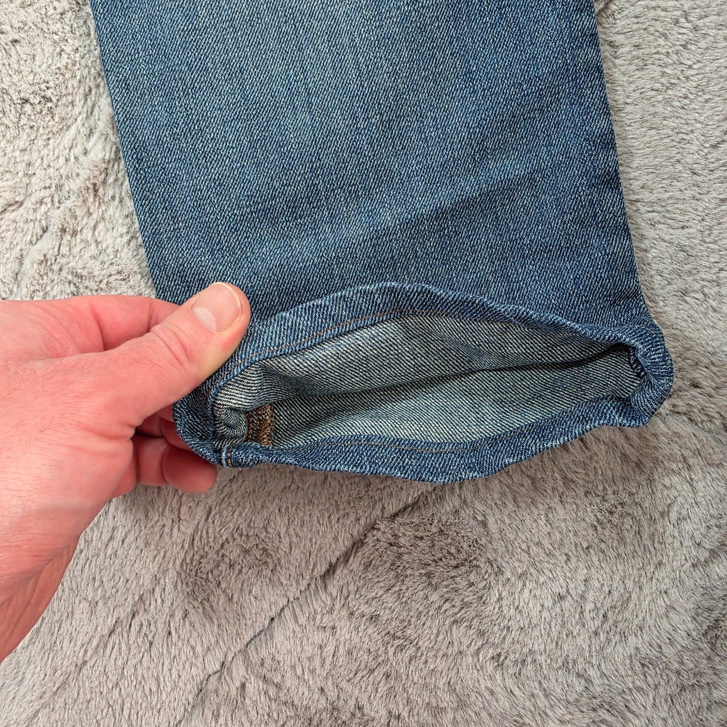 Tommy Hilfiger Men’s Slim Fit Blue Denim Jeans W33 L34 (Actual 33x30)
