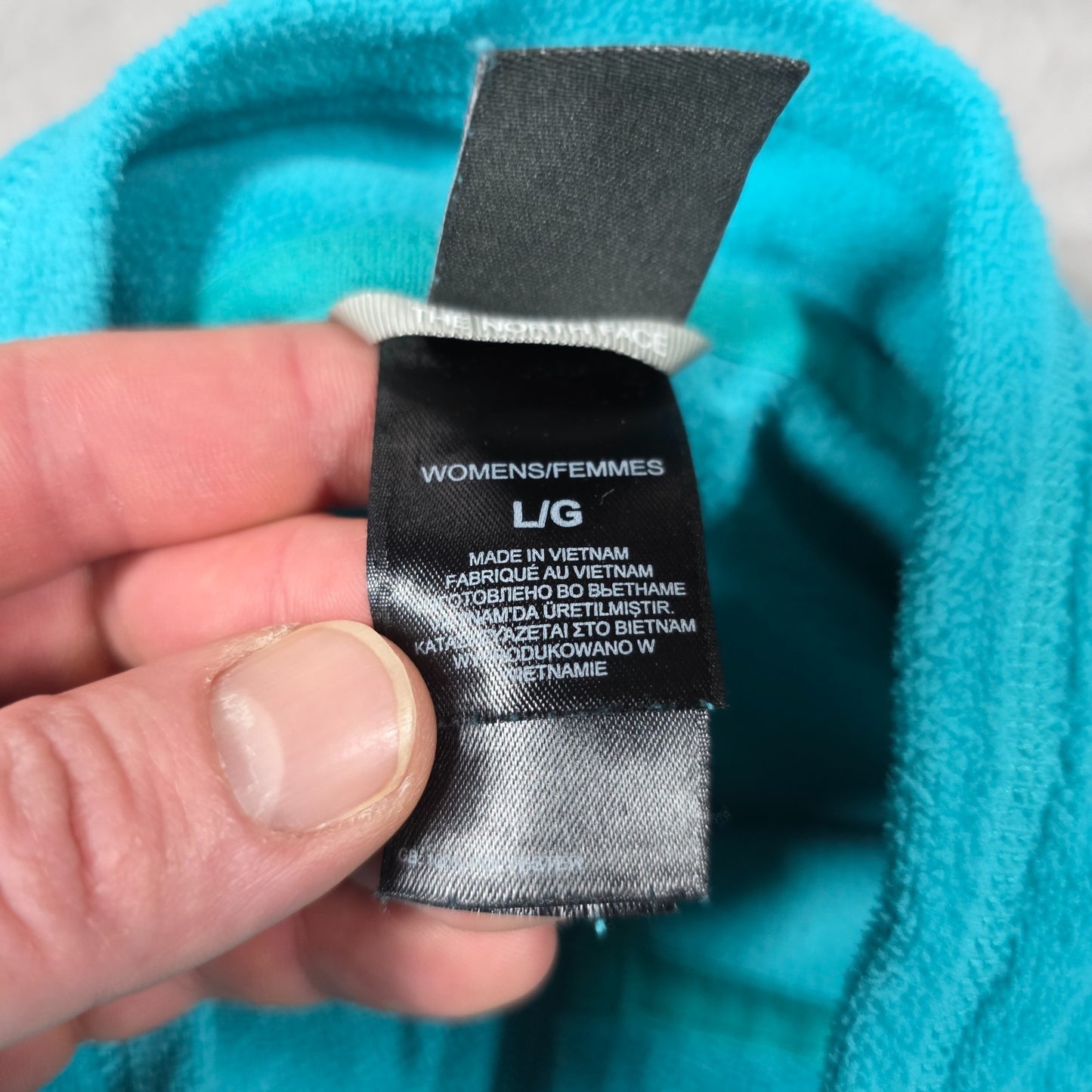 The North Face Women’s TKA 100 Glacier ¼ Zip Fleece Pullover Green Size L