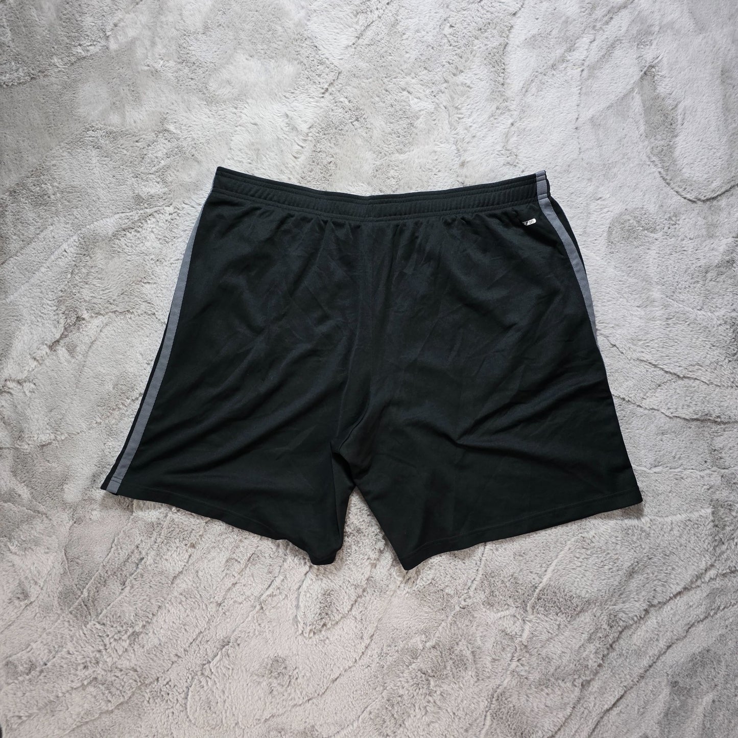 Champion Duofold Black Sports Shorts XXL W38 Polyester Gym Running Activewear