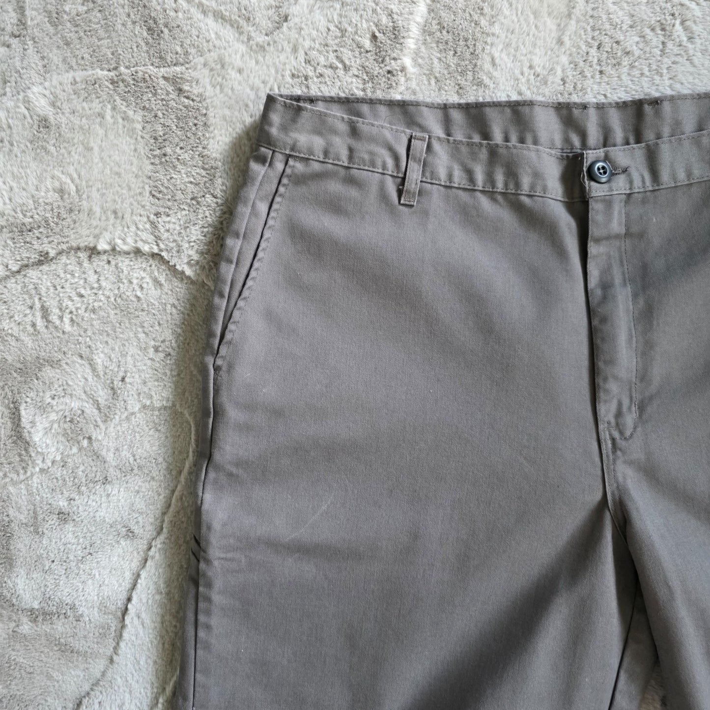 Dickies Cargo Shorts Grey W44 Long Inseam Utility Pocket Workwear Style