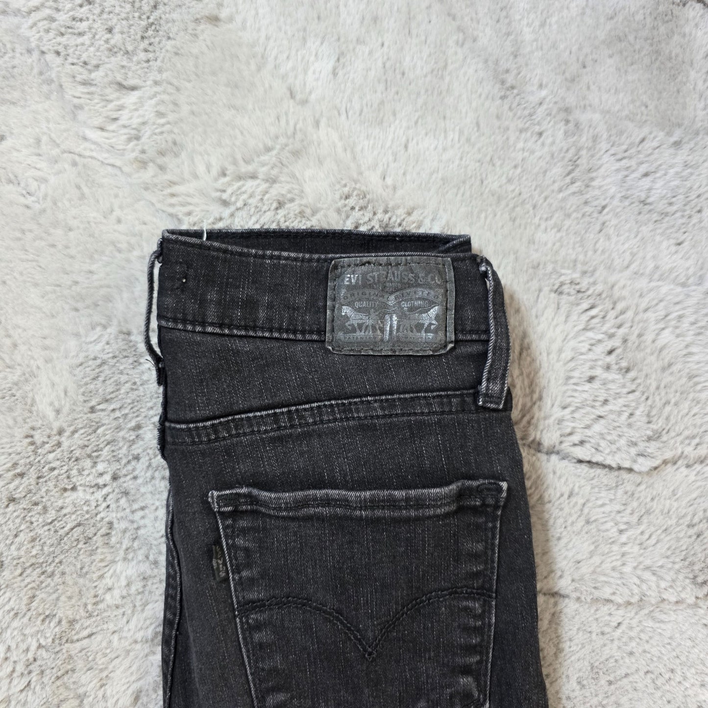Levi's 720 High Rise Super Skinny Women's Jeans Black W26 L29