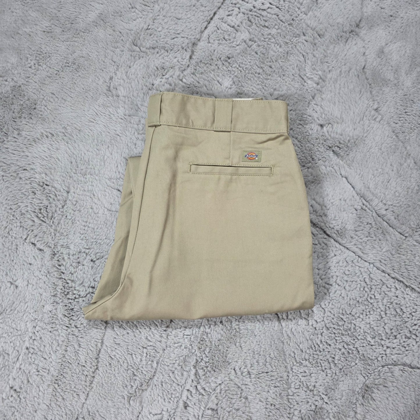 Dickies 874 Women’s Straight Fit Beige Trousers Size 8L (Fits UK 10–12) Workwear