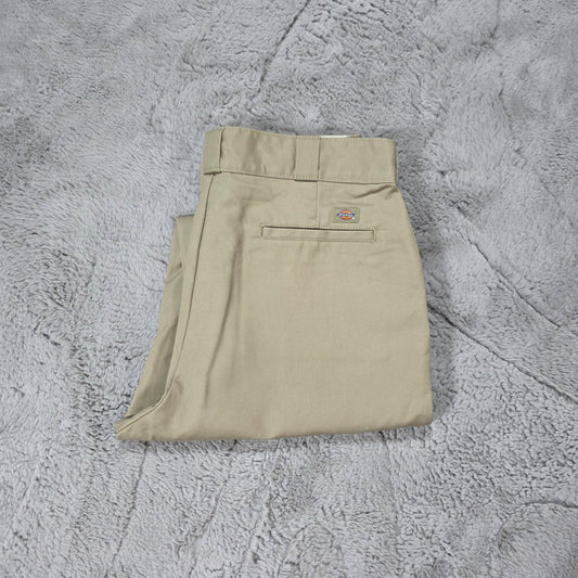 Dickies 874 Women’s Straight Fit Beige Trousers Size 8L (Fits UK 10–12) Workwear