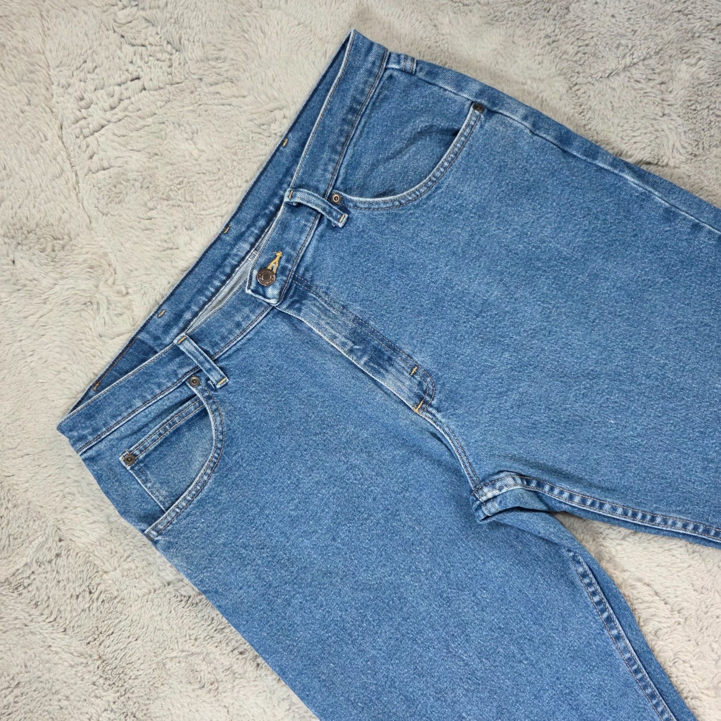 Wrangler Men’s Straight Fit Jeans Blue W36 L30 Nicaragua (M432)