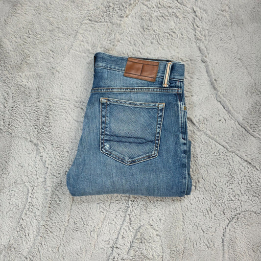 Tommy Hilfiger Men’s Slim Fit Blue Denim Jeans W33 L34 (Actual 33x30)