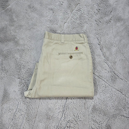 Tommy Hilfiger Beige Chino Trousers W40 L32 (Actual 38) 100% Cotton Dominican