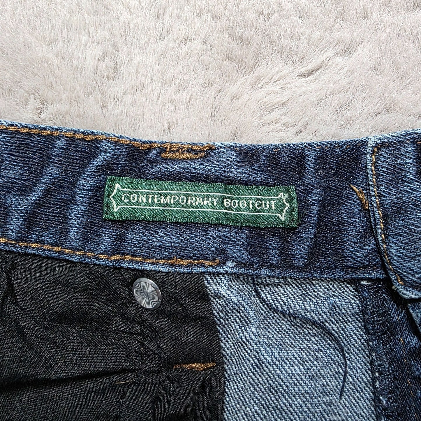 Lauren Jeans Co Ralph Lauren Women's Bootcut Jeans W30 L30 Dark Blue Stretch