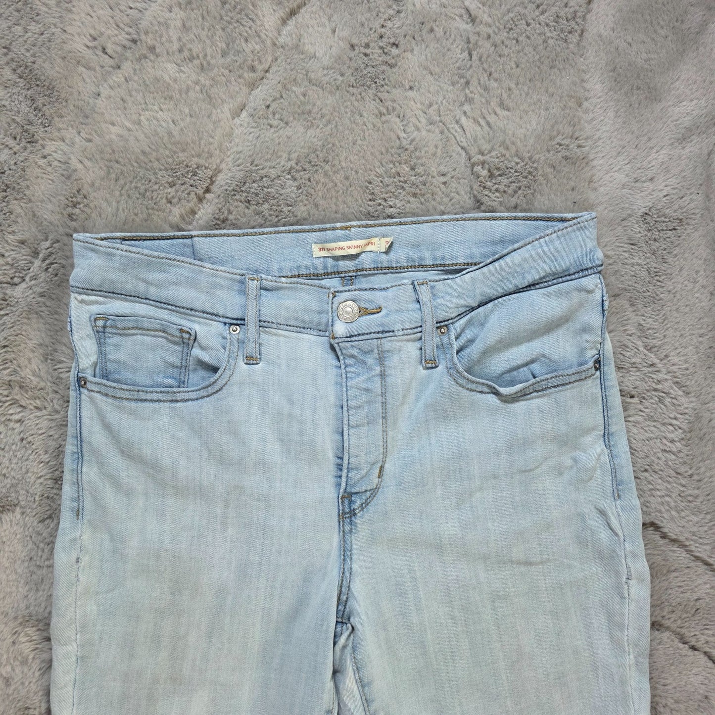 Levi's 311 Women's Shaping Skinny Capri Jeans W31 L22 Stonewashed Denim