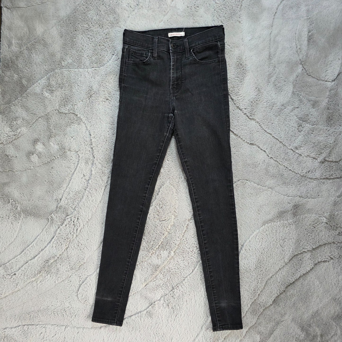 Levi's 720 High Rise Super Skinny Women's Jeans Black W26 L29