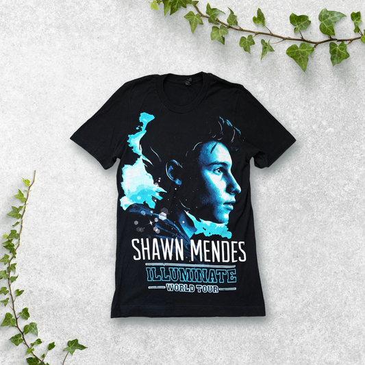 Shawn Mendes Illuminate Tour T-Shirt – Size S – 2017 World Tour Dates