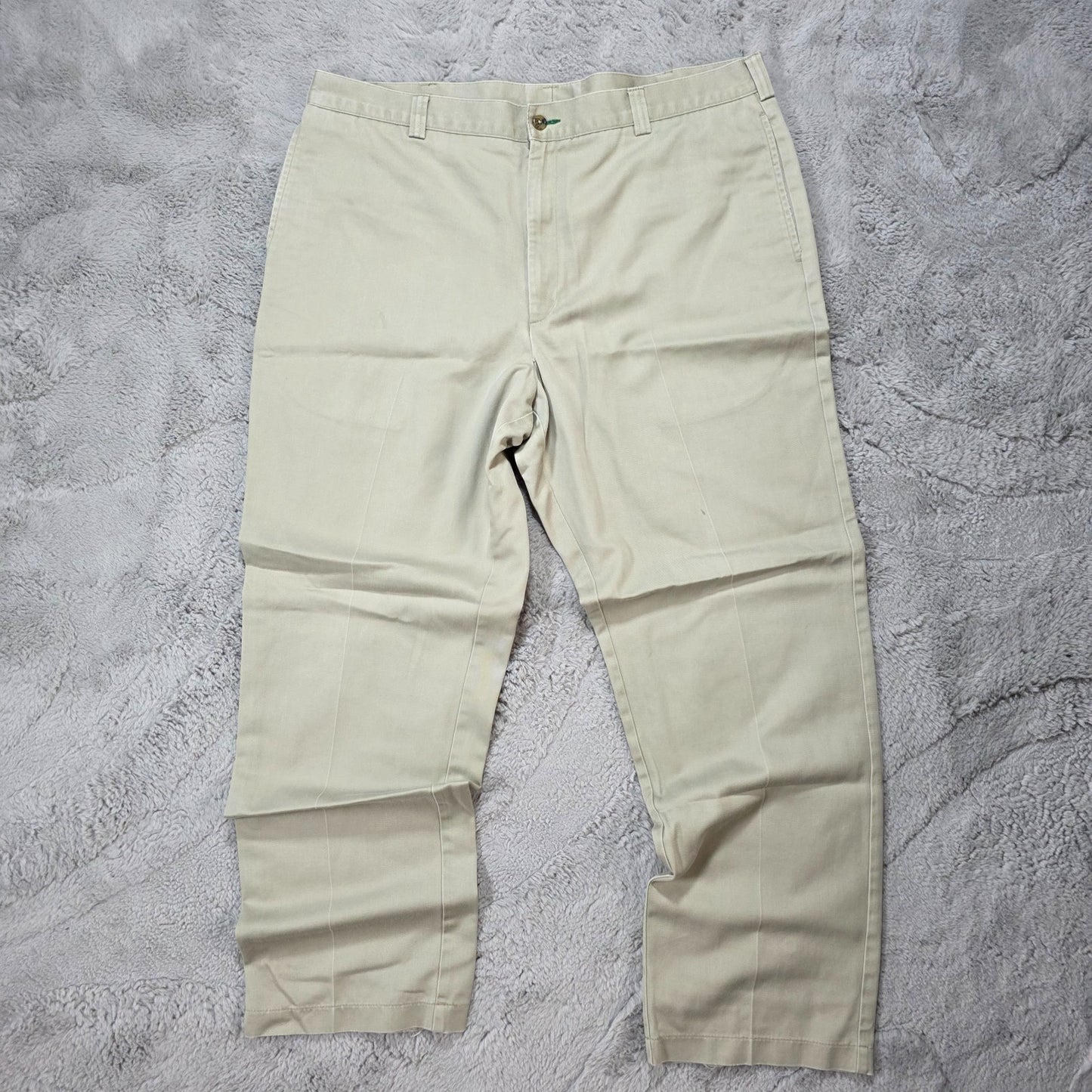 Tommy Hilfiger Beige Chino Trousers W40 L32 (Actual 38) 100% Cotton Dominican