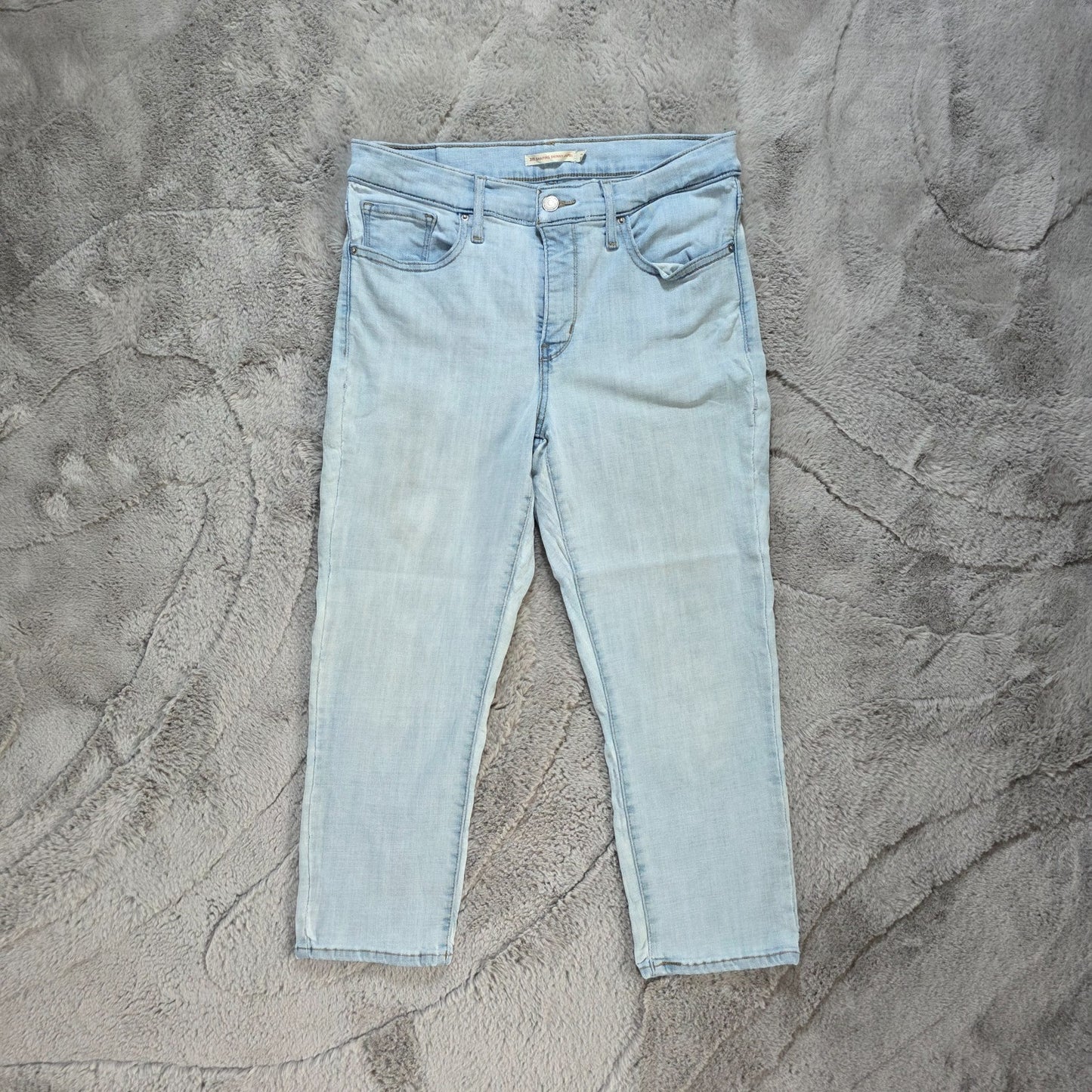 Levi's 311 Women's Shaping Skinny Capri Jeans W31 L22 Stonewashed Denim