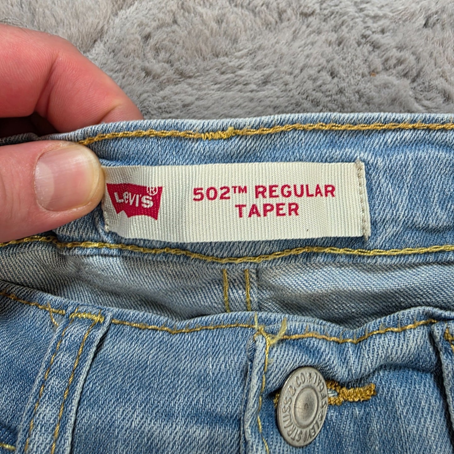 Levi's 502 Regular Taper Women's Stonewashed Denim Jeans W32 L27