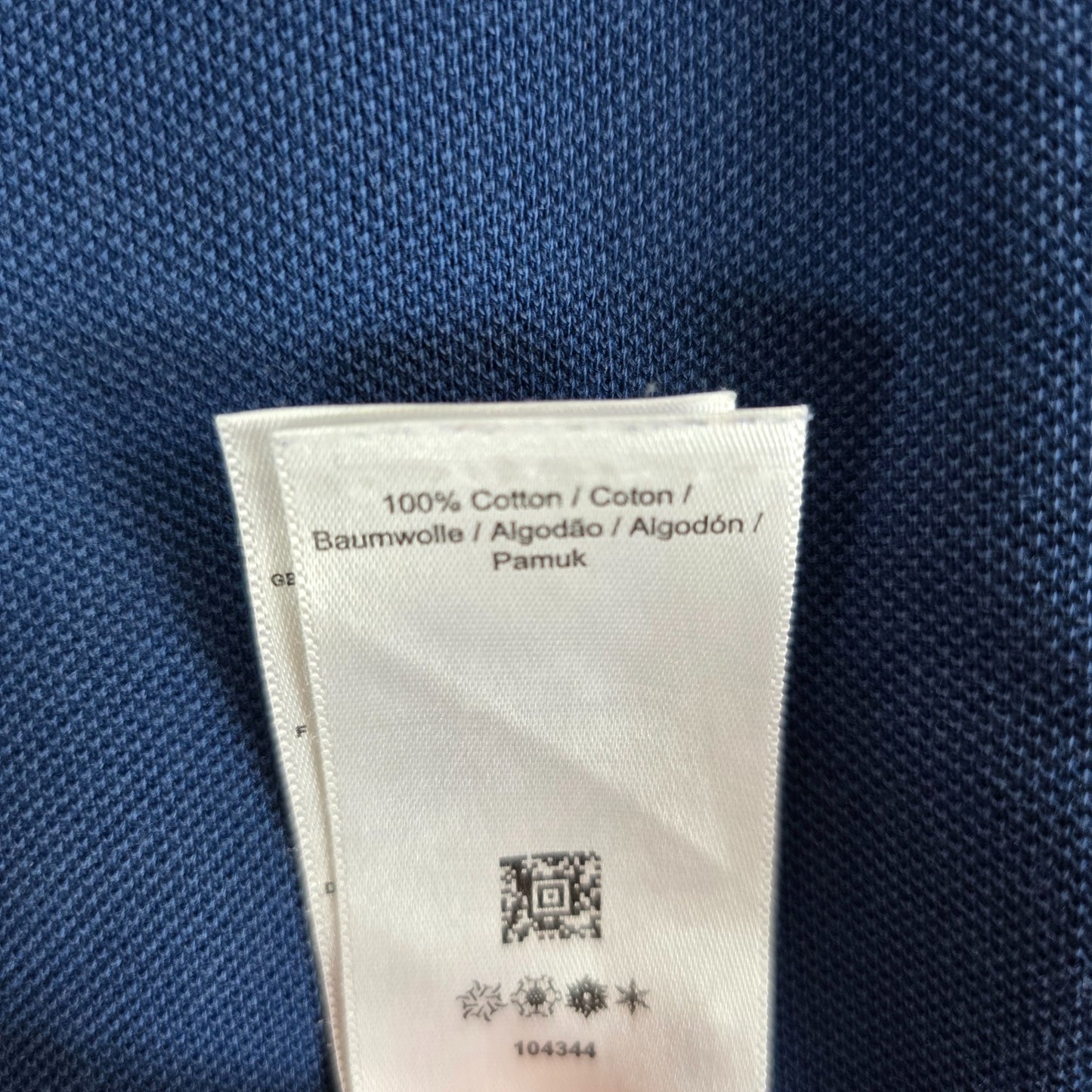 Fred Perry Polo Shirt Twin Tipped Blue Men’s Size M Cotton Classic