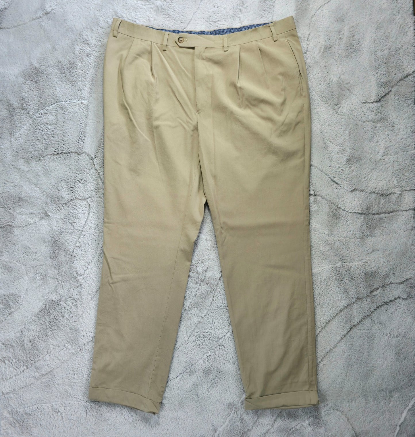 Lauren Ralph Lauren Men’s Big & Tall Beige Wool Blend Stretch Chino W40 L32