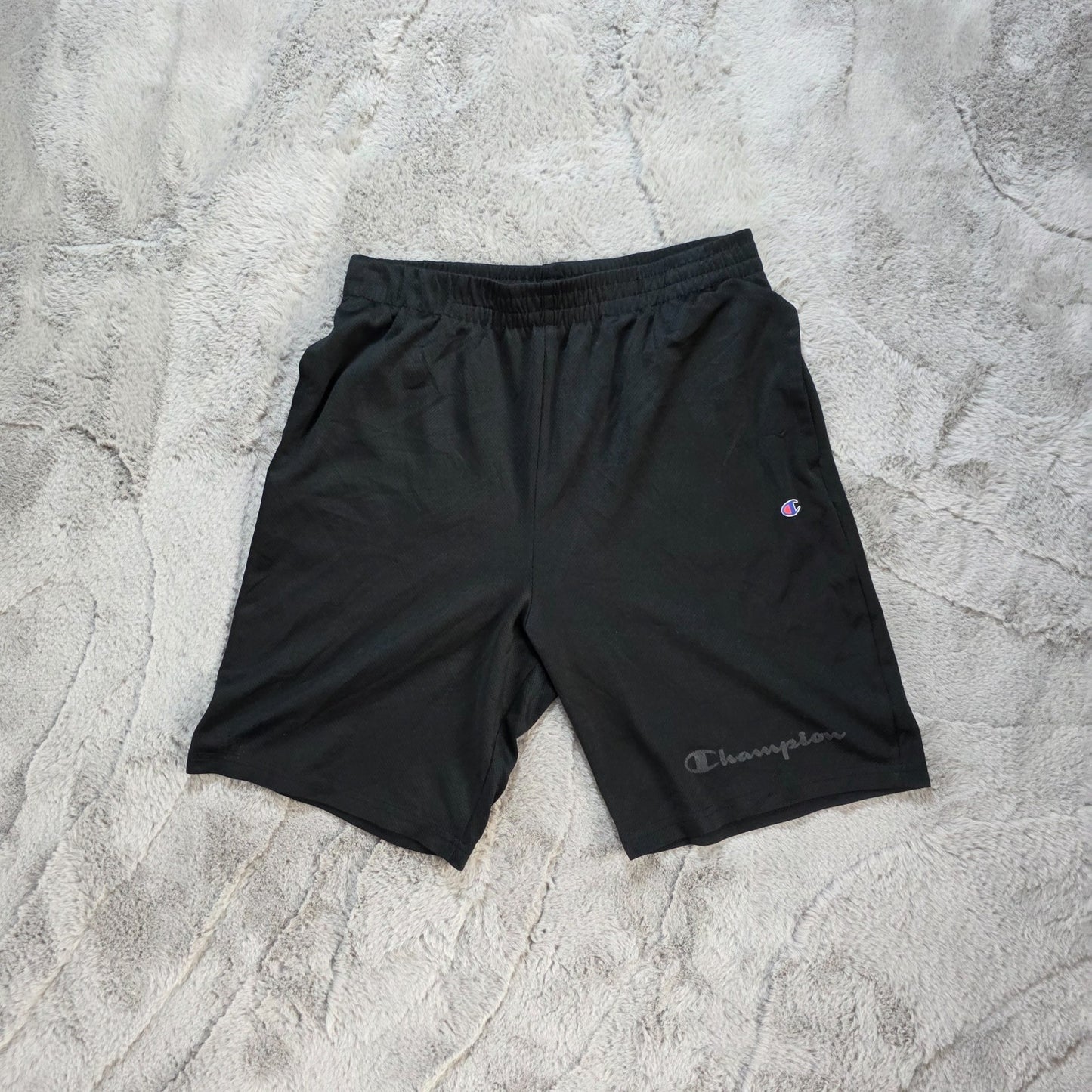 Champion Black Mesh Sports Shorts Youth XL 18/20 W26 Boys Age 14β16